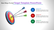 Three Node Target Template PowerPoint In Vertical