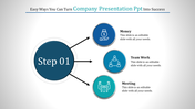 Fascinating Company Presentation PPT Slide Themes Design