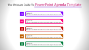 Eye-Pleasing PowerPoint Agenda Template For Presentation