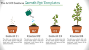 Five Star Business Growth PPT Template For Presentation 