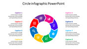 Circle Infographic PowerPoint for Visual Data Presentation