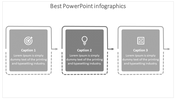 Effective Best PowerPoint Infographics In Grey Color