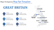 Map PPT Template For Presentation Slides