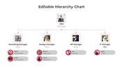 Easy To Use Editable Hierarchy Chart PPT And Google Slides