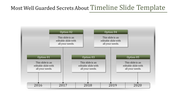 Timeline Slide Template for PPT and Google Slides with Five Nodes