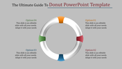 Creative Donut PowerPoint Template with Four Nodes