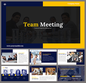 Team Meeting Presentation And Google Slides Templates