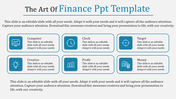 Amazing Finance PPT Template and Google Slide Design-Blue Color