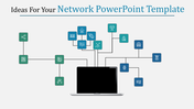 Use Network PowerPoint template and Google Slides Themes