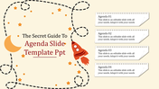 Our Predesigned Agenda Slide Template PPT-Four Node