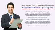 Executive PowerPoint Summary Template Presentation