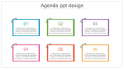 Our Predefined Agenda PPT Design Slide Template Presentation