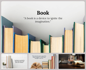 Book Background For PowerPoint and Google Slides Themes