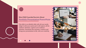 Innovative Portfolio Presentation PPT and Google Slides Template 