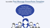 Text Message PowerPoint Template for Communication Themes