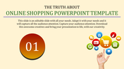 Attractive Online Shopping PPT Slides Designs