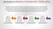 Stunning Arrows PowerPoint Presentation Template Design