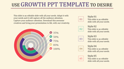 Five Noded Growth PowerPoint Template and Google Slides