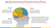 Best Brainstorming PPT and Google Slides Template Presentation