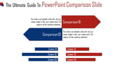  Attractive PowerPoint Comparison Slide Arrow Model