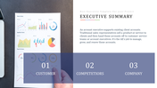 Attractive Executive Summary Template PPT Slide Design