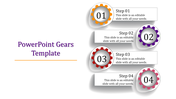 PowerPoint Gears Template for Engineering and Tech Projects