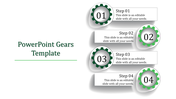 Our Predesigned PowerPoint Gears Template Slides