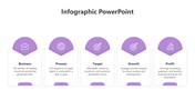 Infographic PPT And Google Slides Template With Purple Color