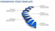 Attractive PowerPoint Steps Template for Project Management