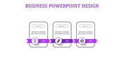 3 Step Business Plan Themes for PPT