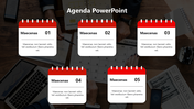 Impressive Business Agenda PPT And Google Slides Template