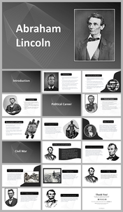 Abraham Lincoln PowerPoint and Google Slides Themes