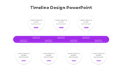 Professional Timeline Design PowerPoint for Visual Projects