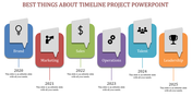 Dynamic Multinoded Timeline Project PowerPoint for Planning