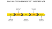 Try Timeline PowerPoint Slide Template -Narrow Model