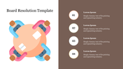 Innovative Board Resolution Template PPT Presentation