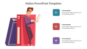 Simple Online PowerPoint Templates Slide