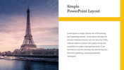 Simple PowerPoint Layout Slide Themes Presentation