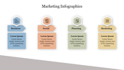 Attractive Free Marketing Infographics Presentation Template