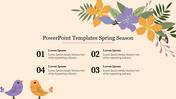 Use Free PowerPoint Templates Spring Season Presentation