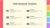 Amazing Google Slide Notebook Template Presentation