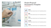 Attractive Project Proposal Presentation Template For Slides