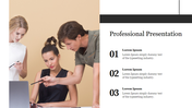 Attractive Professional Slideshow Presentation Template