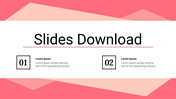 Innovative Google Slides Download Template With Two Nodes