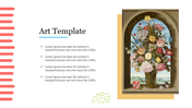 Attractive Art Template PowerPoint Presentation Slide