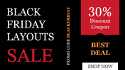 Creative Black Friday Layouts Presentation Slide Design