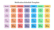 Editable Medication Schedule Template Presentation