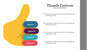 Innovative Thumb Cartoon Presentation Template