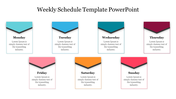 Editable Weekly Schedule Template PowerPoint PPT Slide