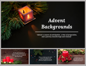 Advent PowerPoint Backgrounds Template and Google Slides